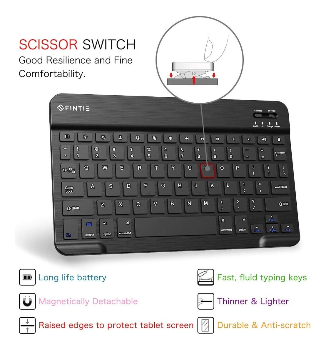 CASE TECLADO FINTIE PARA IPAD AIR 11 M3 CHIP (2025) - 3
