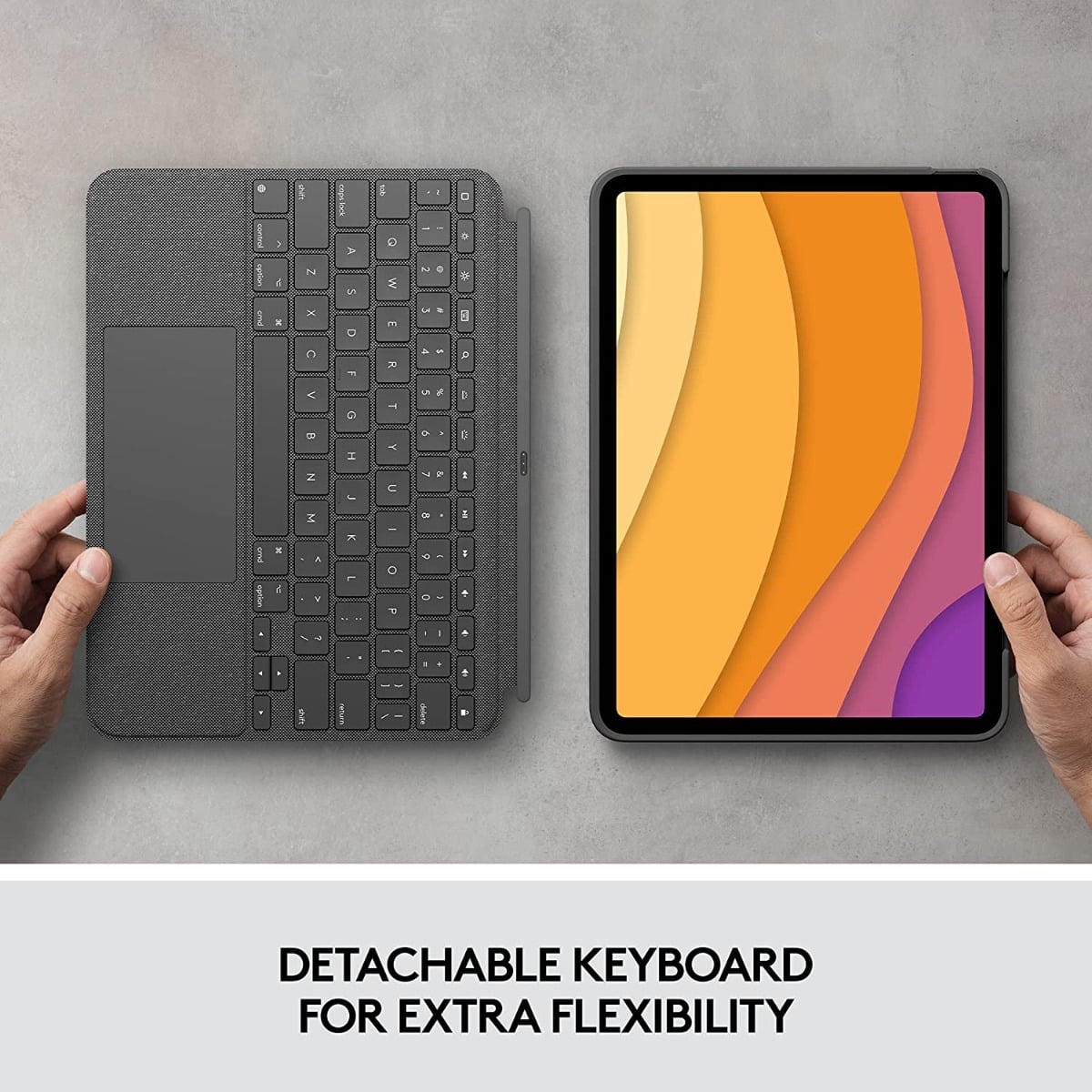 TECLADO LOGITECH COMBO TOUCH IPAD AIR 11 M3 CHIP (2025) - 2