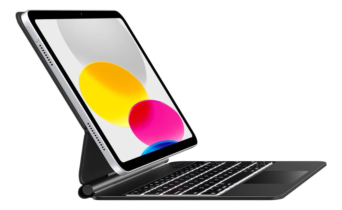 TECLADO MAGNÉTICO PARA IPAD A16 CHIP 11MA GEN (2025) NEGRO - 2
