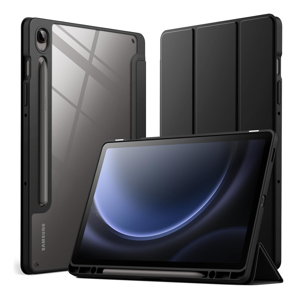 MOKO CASE PARA GALAXY TAB S9 11 (2023) X710 X716 CLEAR BLACK - 1