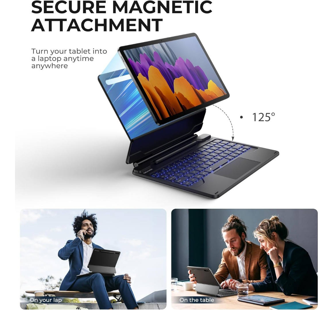 CASE TECLADO DEXNOR TOUCH PARA GALAXY TAB S10 FE 10.9 X520 - 5