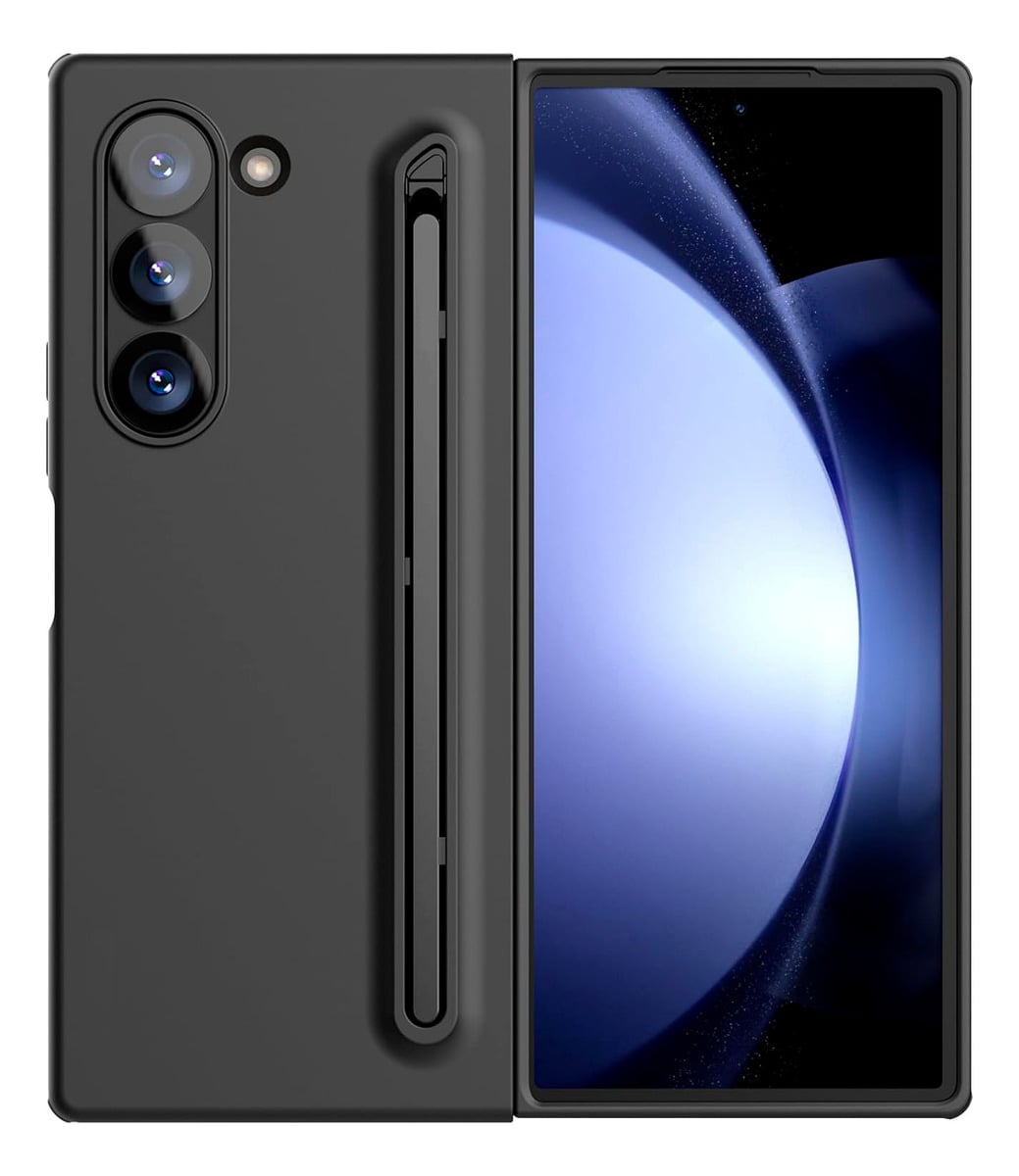FUNDA CASE + LAPIZ PARA GALAXY Z FOLD6 FOLD 6 + STYLUS BLACK - 1