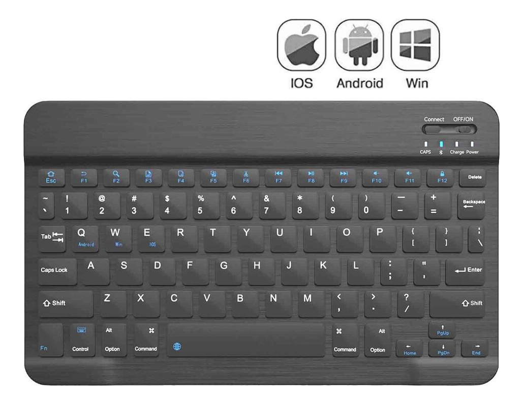 TECLADO PORTÁTIL BLUETOOTH PARA GALAXY TAB S10 FE PLUS X620 - 5