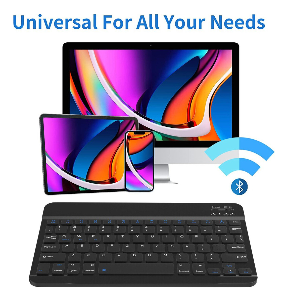 TECLADO PORTÁTIL BLUETOOTH PARA GALAXY TAB S10 FE PLUS X620 - 6