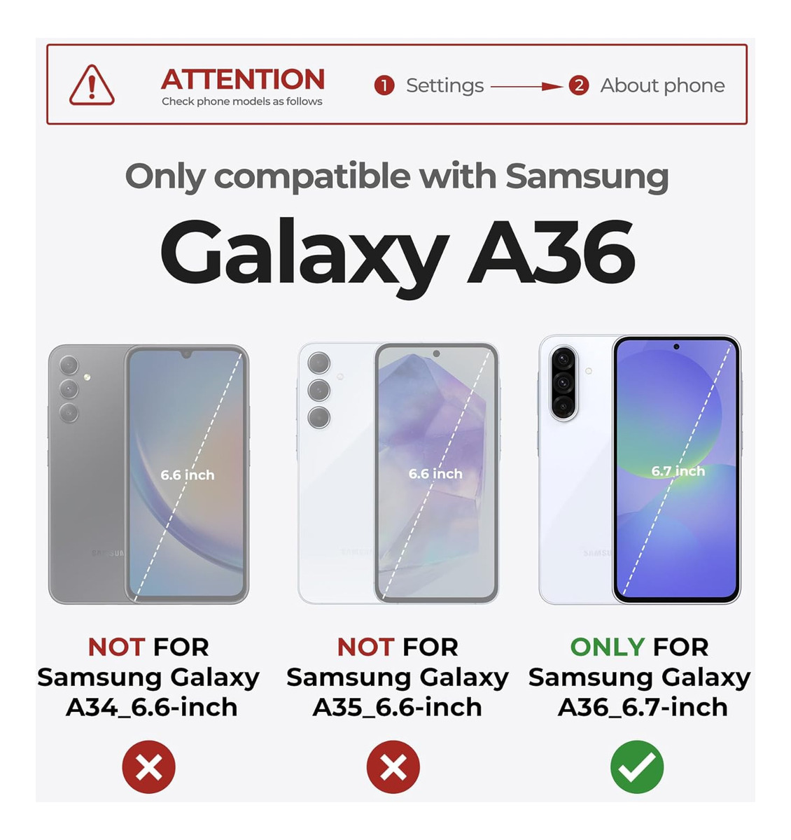 CASE DEXNOR PARA GALAXY A36 5G (2025) PROTECTOR 360° NEGRO - 2