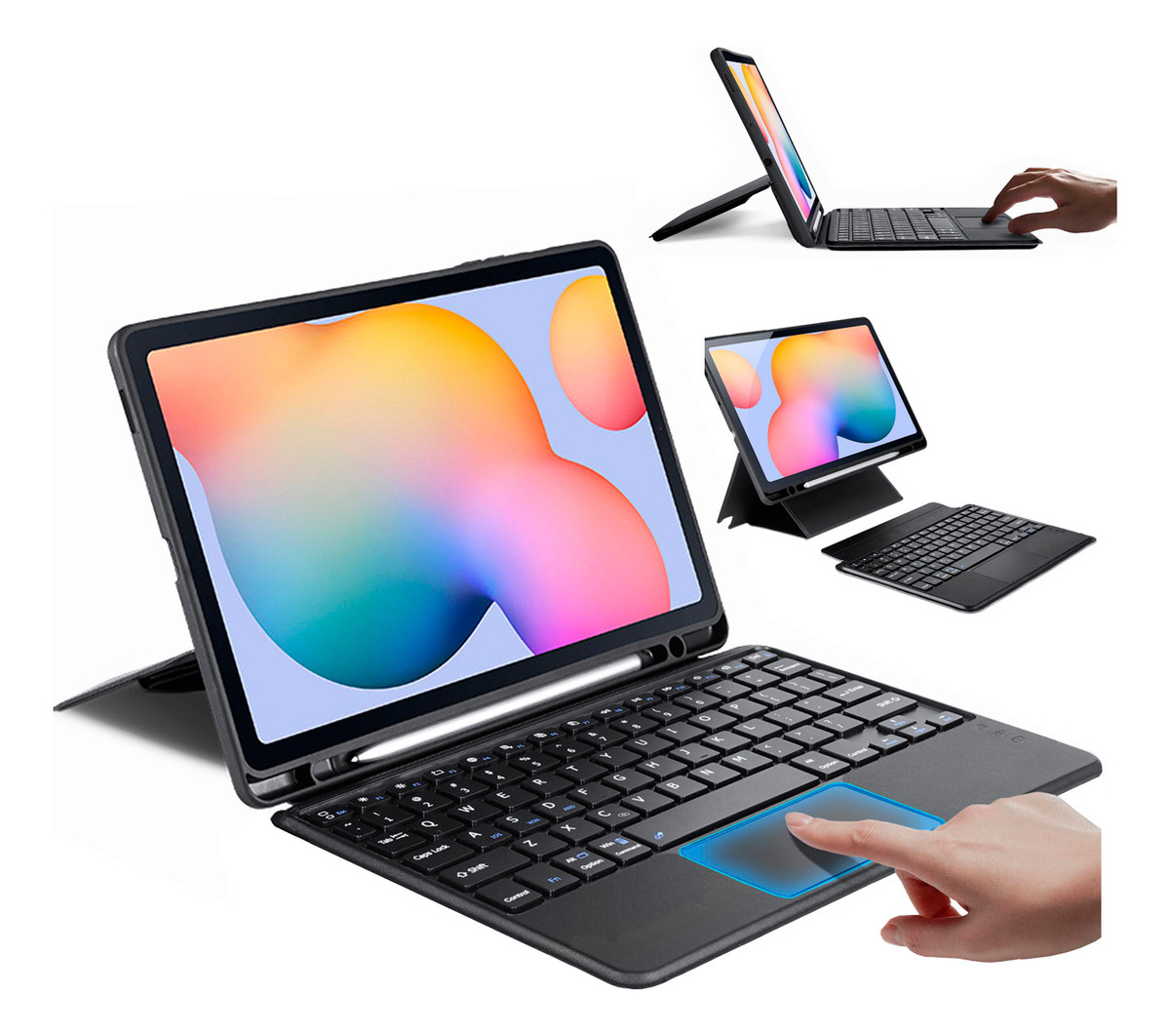 CASE CON TECLADO TOUCH PARA GALAXY TAB S6 LITE (2020) P610 - 1