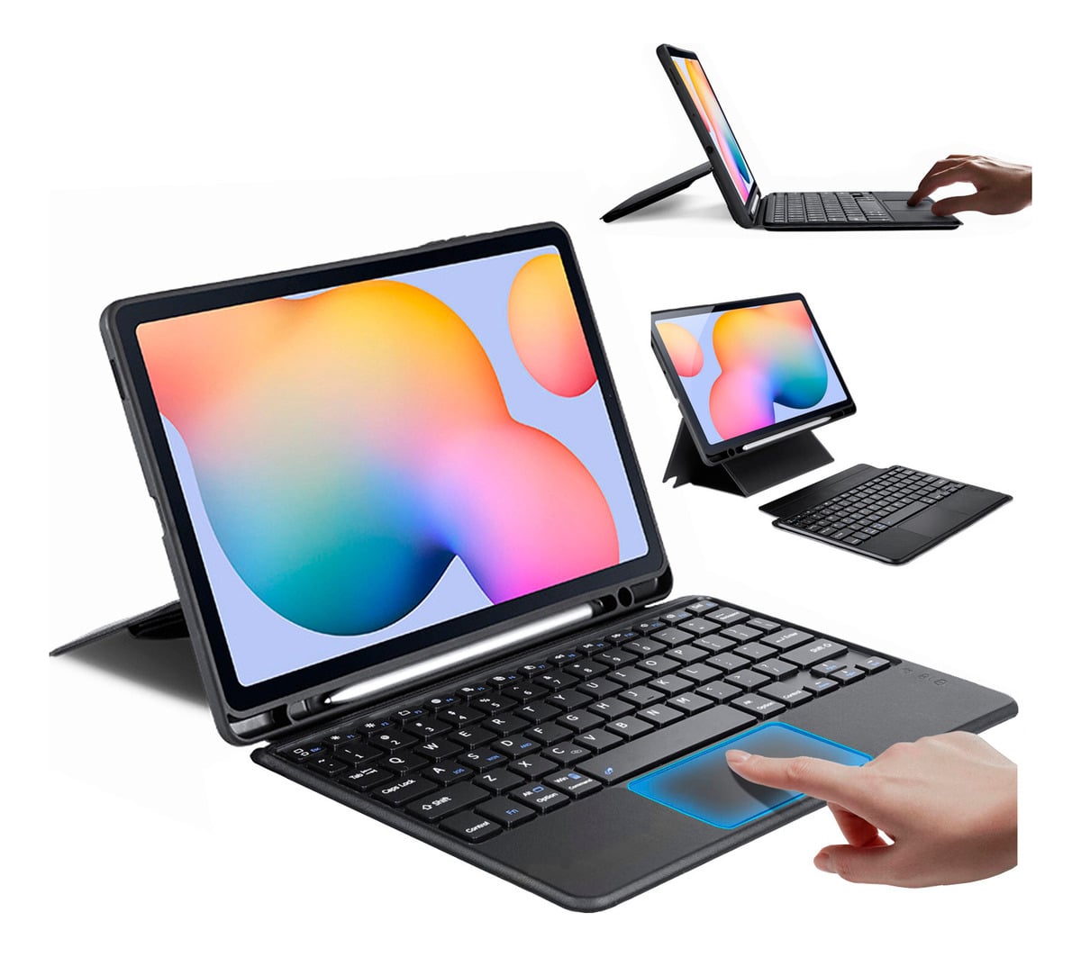 CASE CON TECLADO TOUCH PARA GALAXY TAB S6 LITE (2022) P613 - 1