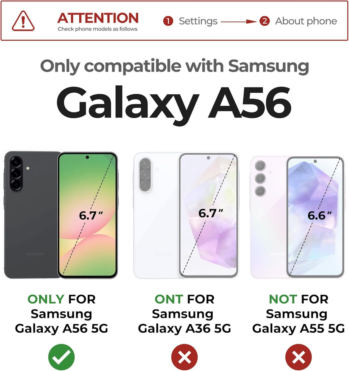 CASE DEXNOR PARA GALAXY A56 5G 2025 PROTECTOR 360° NEGRO - 2