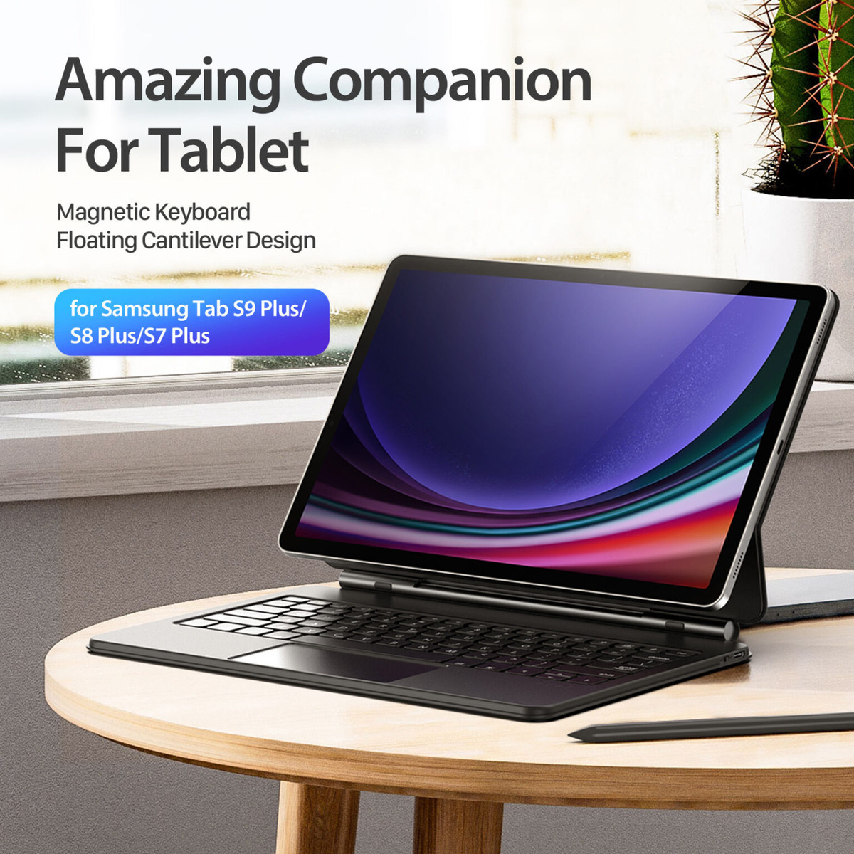 CASE CON TECLADO MAGNÉTICO PARA GALAXY TAB S10 FE 10.9 X520 - 2