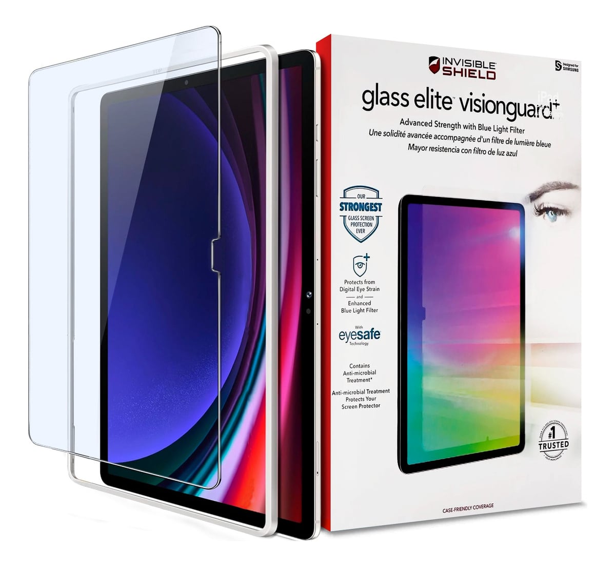 MICA DE VIDRIO ZAGG GLASS PARA GALAXY TAB S10 FE 10.9 X520 - 1