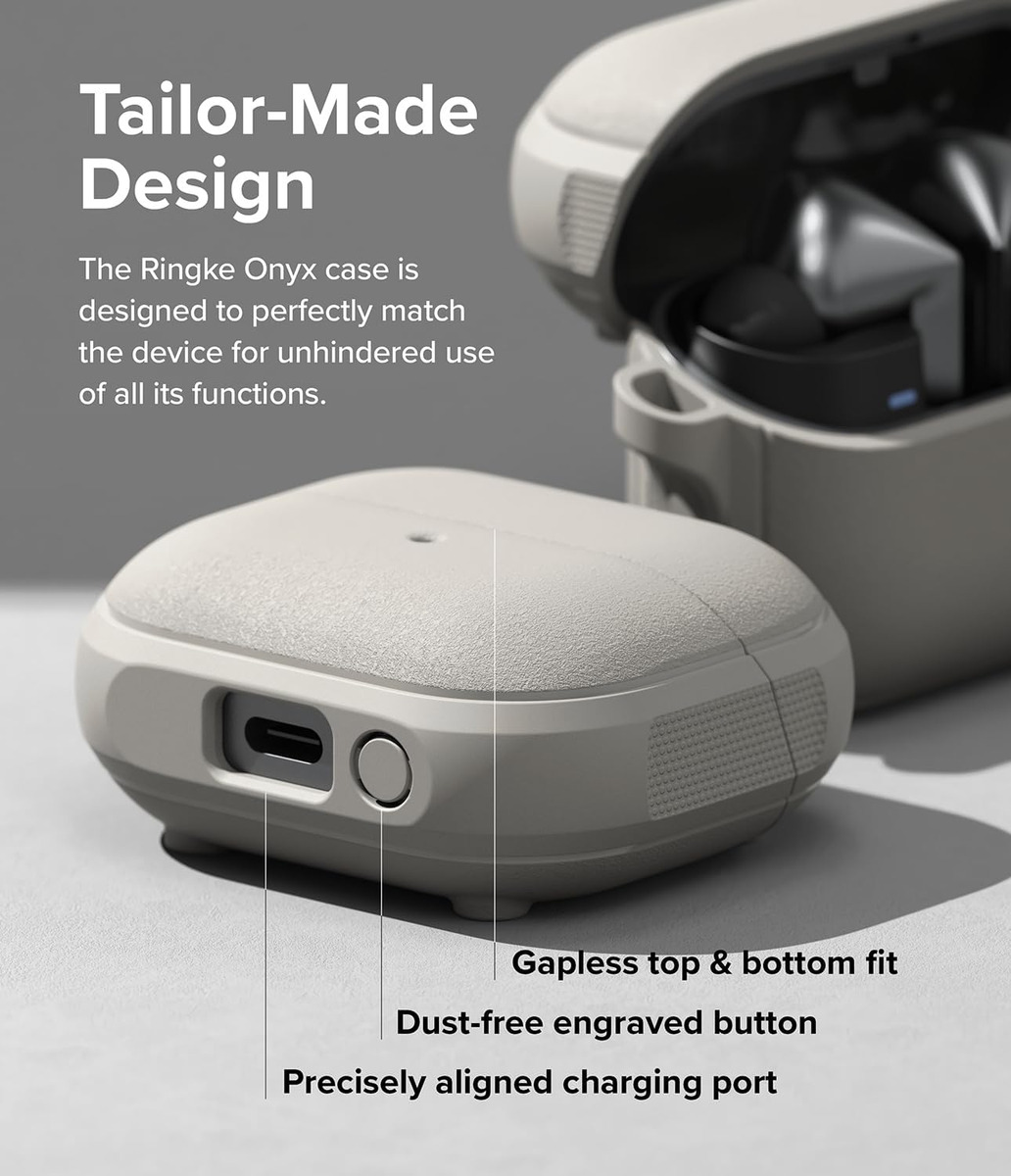 CASE RINGKE ONYX (MAG) PARA GALAXY BUDS3 / BUDS3 PRO W. GRAY - 4