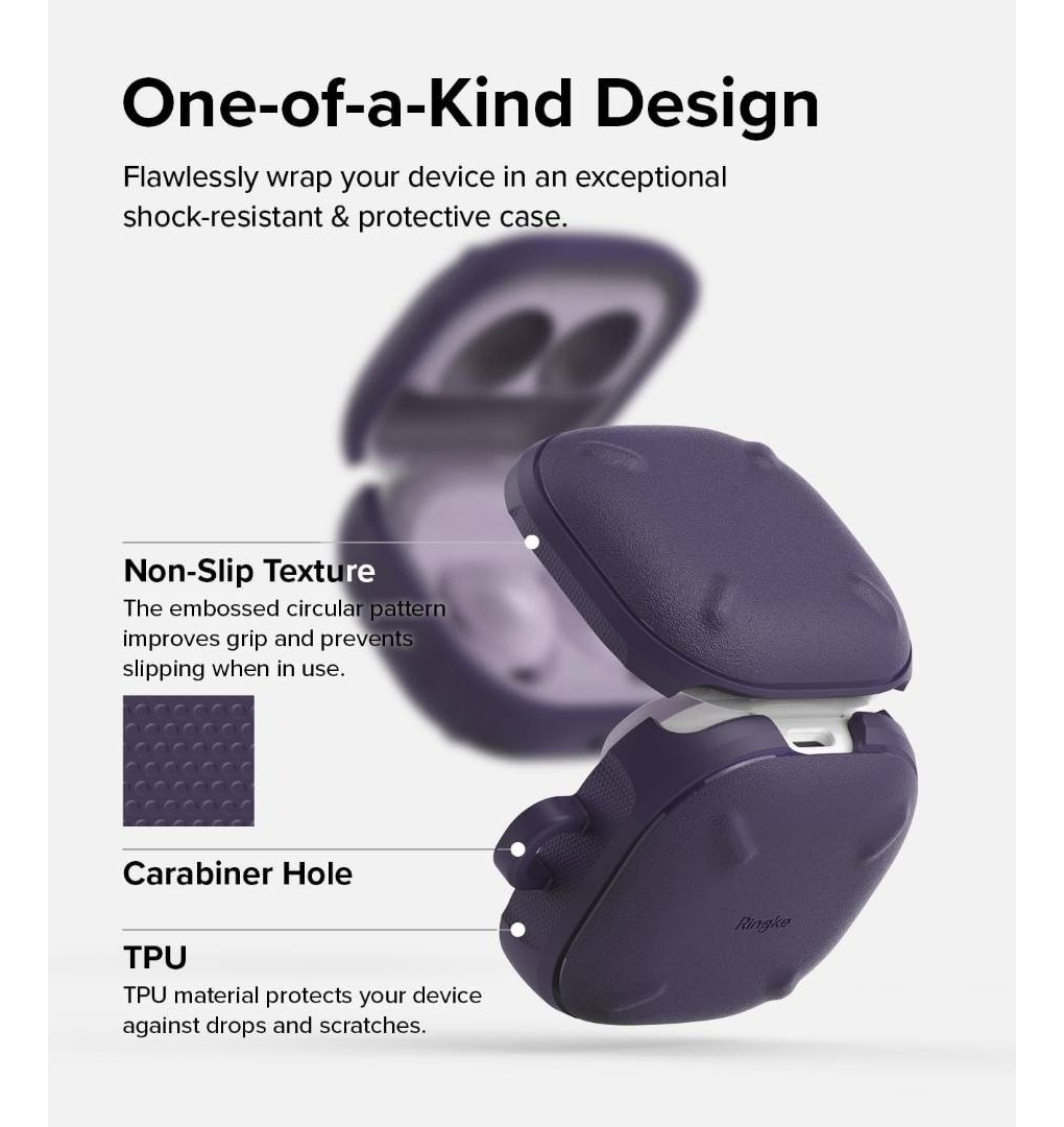 CASE RINGKE ONYX PARA GALAXY BUDS2 PRO / LIVE / BUDS FE MORA - 6