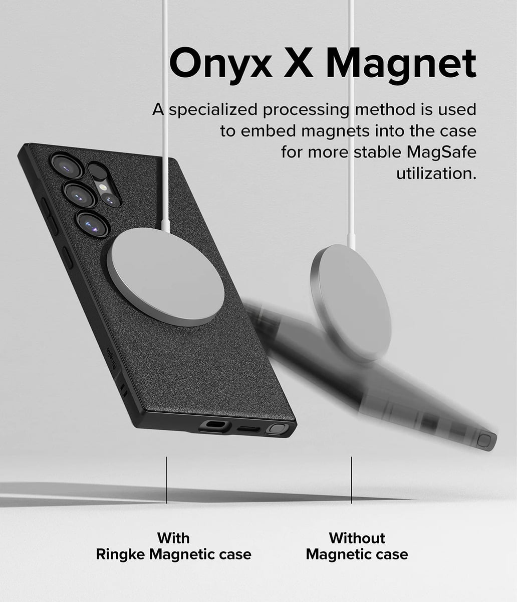 CASE DELGADO RINGKE ONYX MAGSAFE PARA GALAXY S24 ULTRA NEGRO - 2