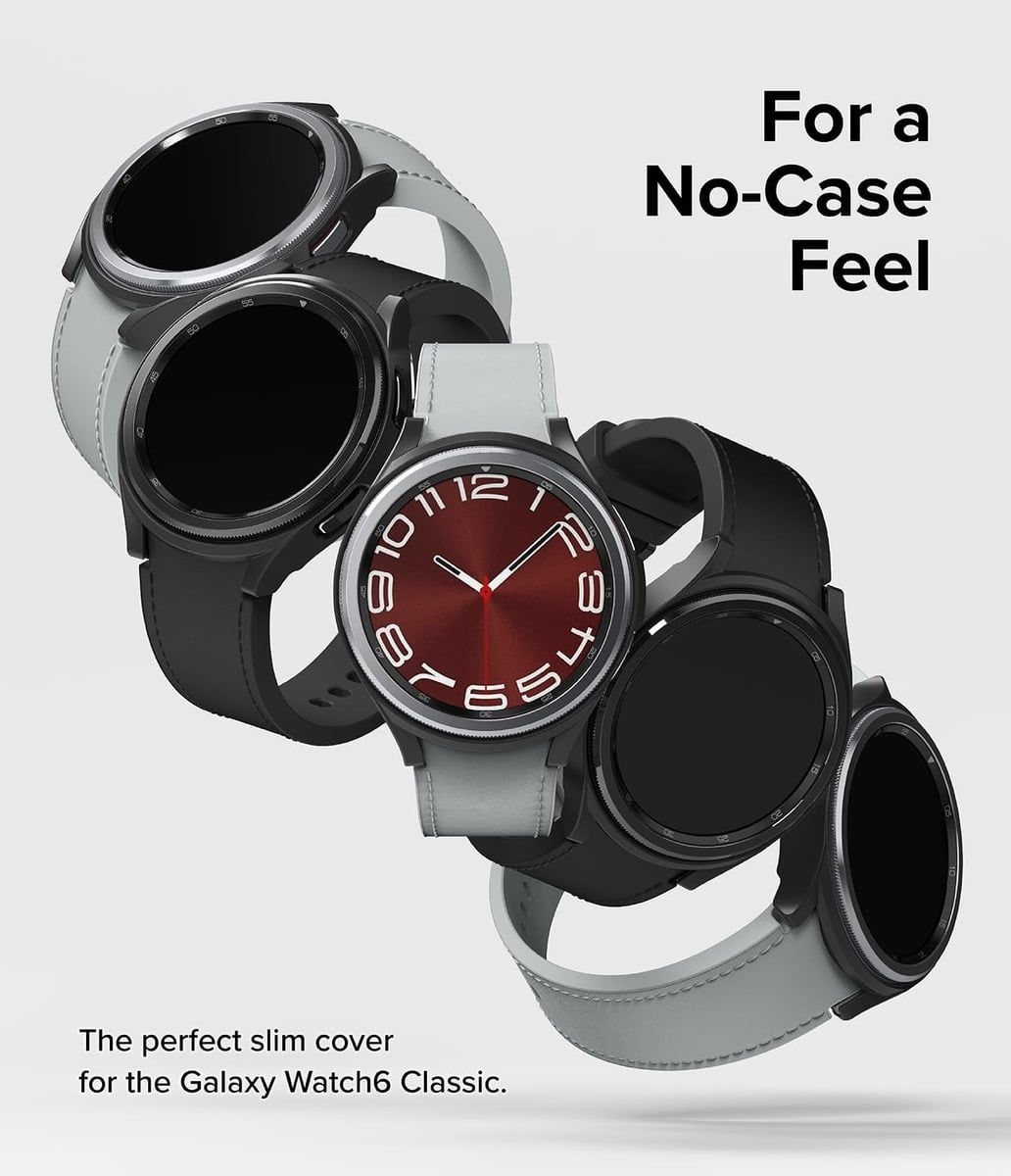 CASE RINGKE SLIM 2-PACK PARA GALAXY WATCH6 CLASSIC 47MM - 4