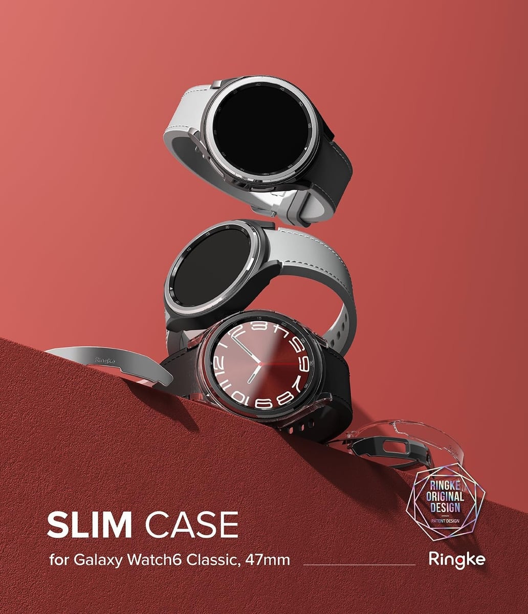 CASE RINGKE SLIM 2-PACK PARA GALAXY WATCH6 CLASSIC 47MM - 5
