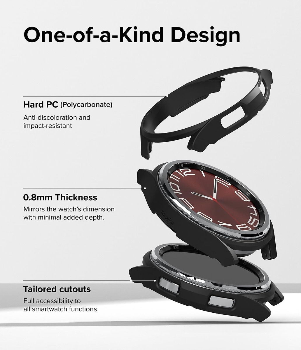 CASE RINGKE SLIM 2-PACK PARA GALAXY WATCH6 CLASSIC 47MM - 6