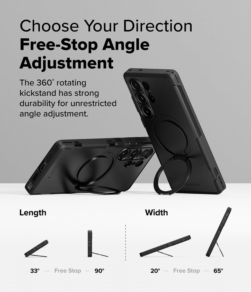 CASE RINGKE ALLES (MAG) PARA GALAXY S25 ULTRA BLACK - 3