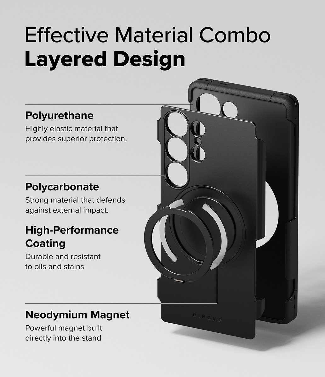 CASE RINGKE ALLES (MAG) PARA GALAXY S25 ULTRA BLACK - 6