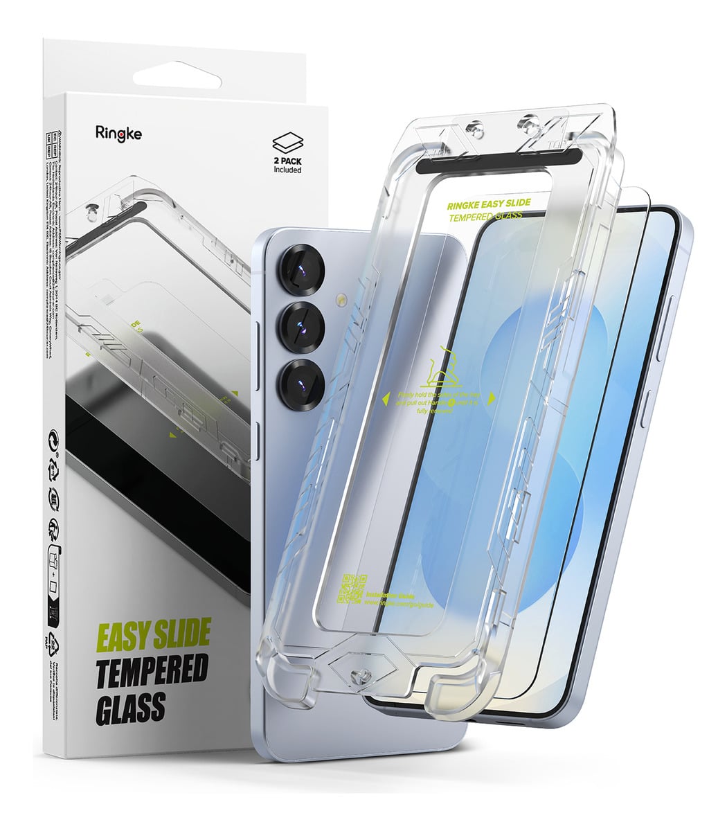 MICA DE VIDRIO RINGKE EASY SLIDE PARA GALAXY S25 PLUS 2-PACK - 1