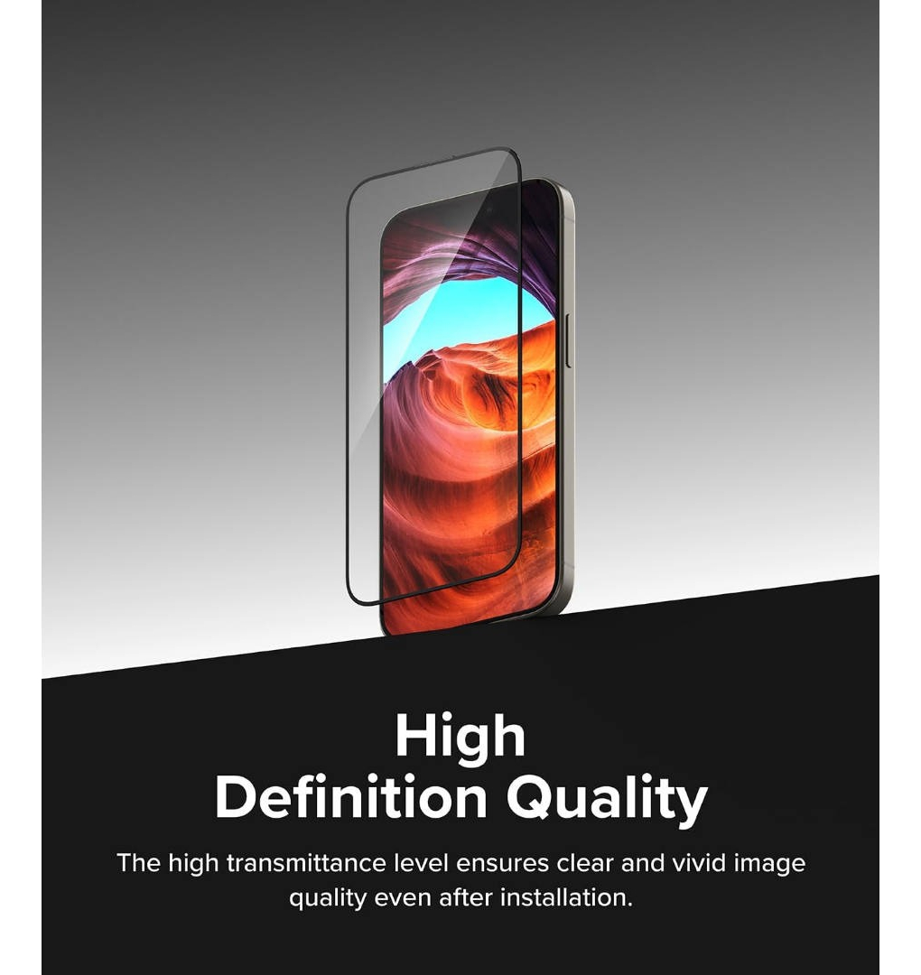 MICA D VIDRIO RINGKE EASY SLIDE PARA IPHONE 15 PRO 6.1 2PACK - 5