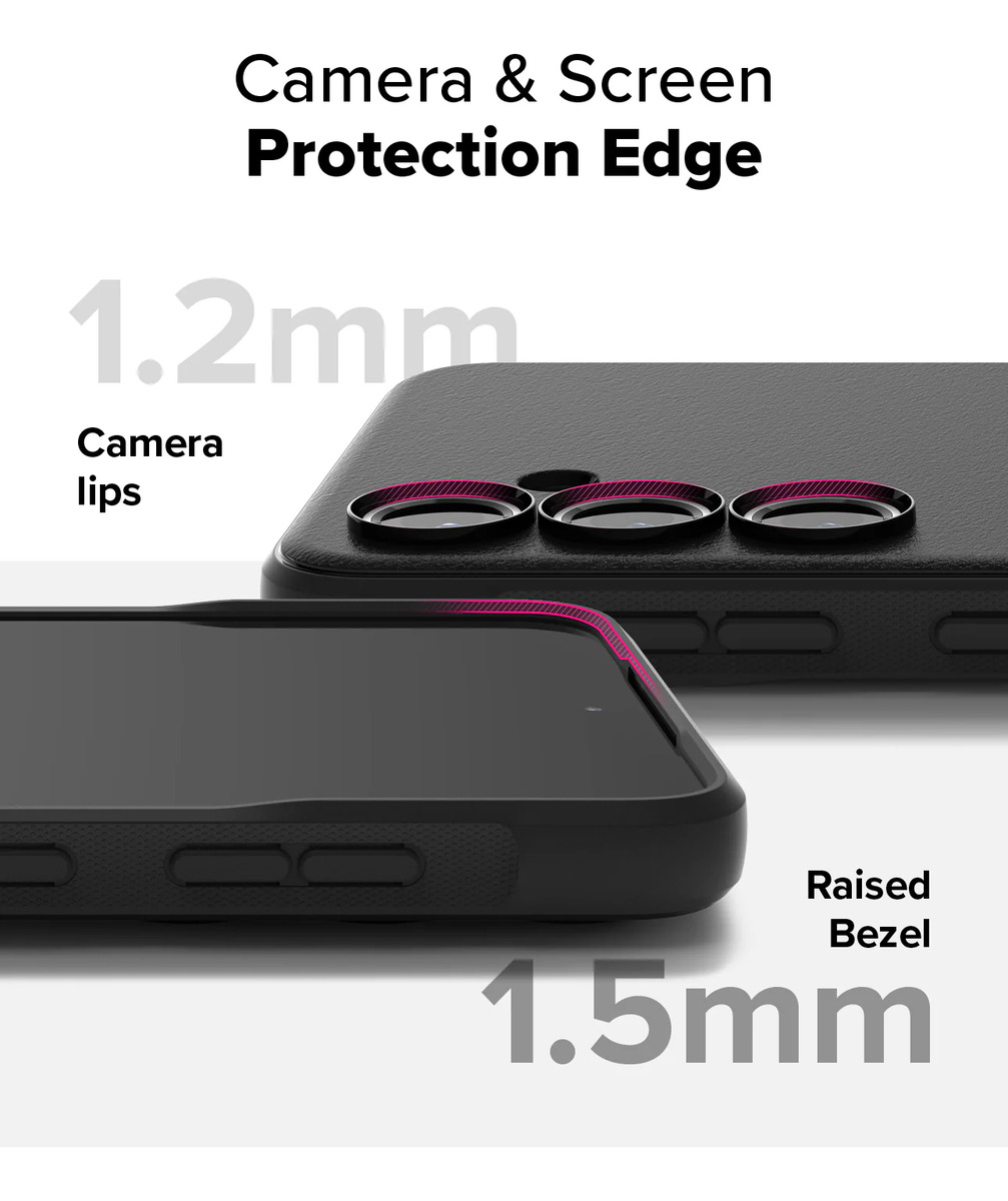 CASE DELGADO RINGKE ONYX PARA GALAXY S24 FE 5G - MATE BLACK - 6