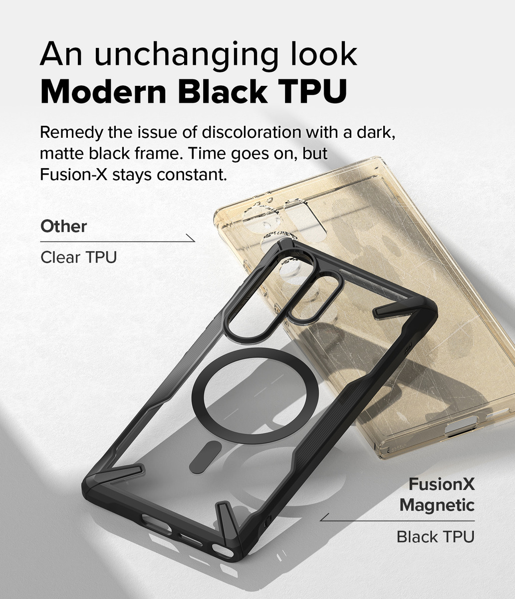 CASE RINGKE FUSION X (MAG) PARA GALAXY S25 ULTRA BLACK - 4