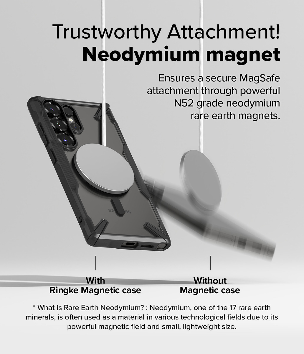 CASE RINGKE FUSION X (MAG) PARA GALAXY S25 ULTRA BLACK - 5