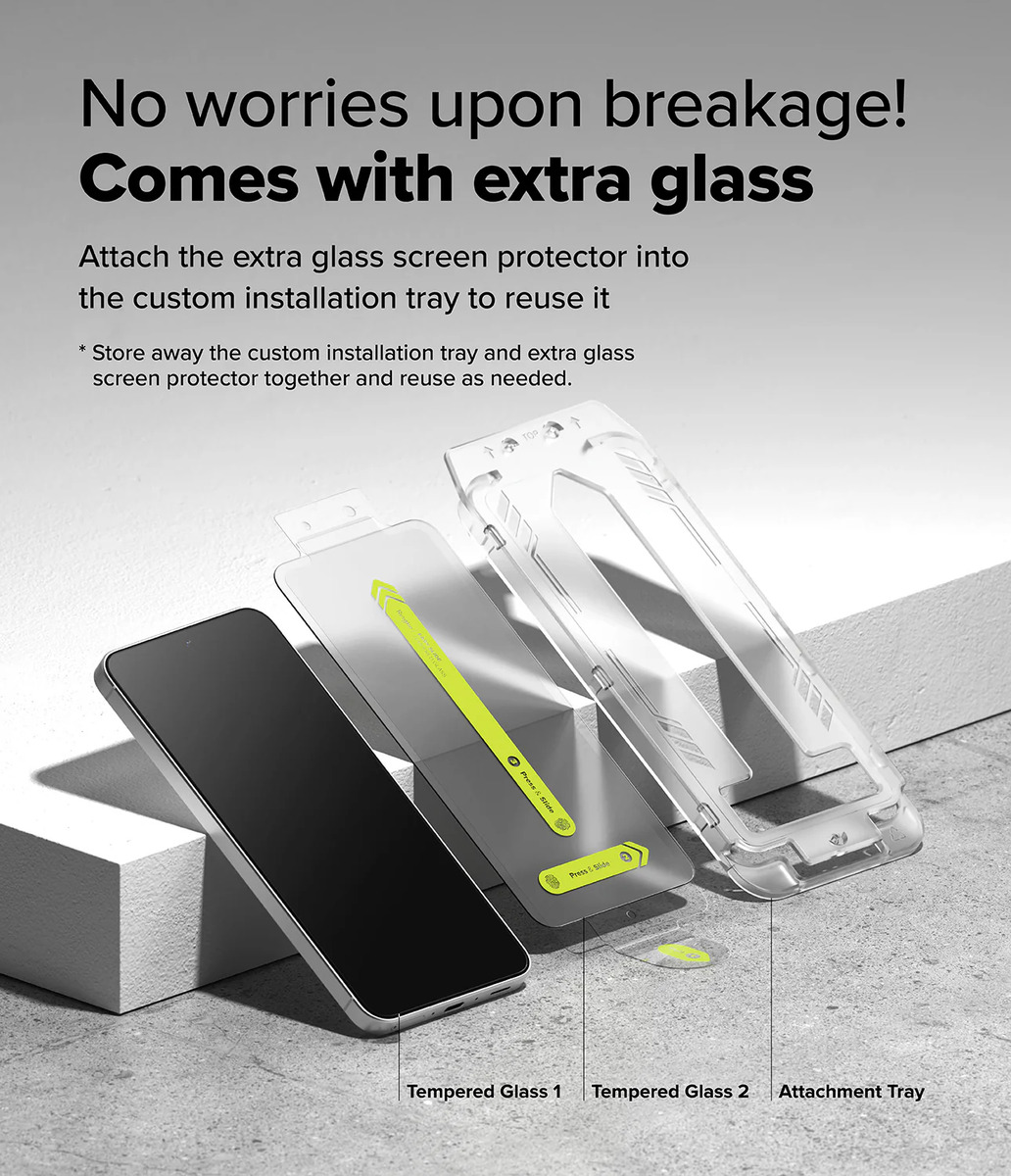MICA D VIDRIO RINGKE EASY SLIDE PARA GALAXY A56 5G 2-PACK - 3