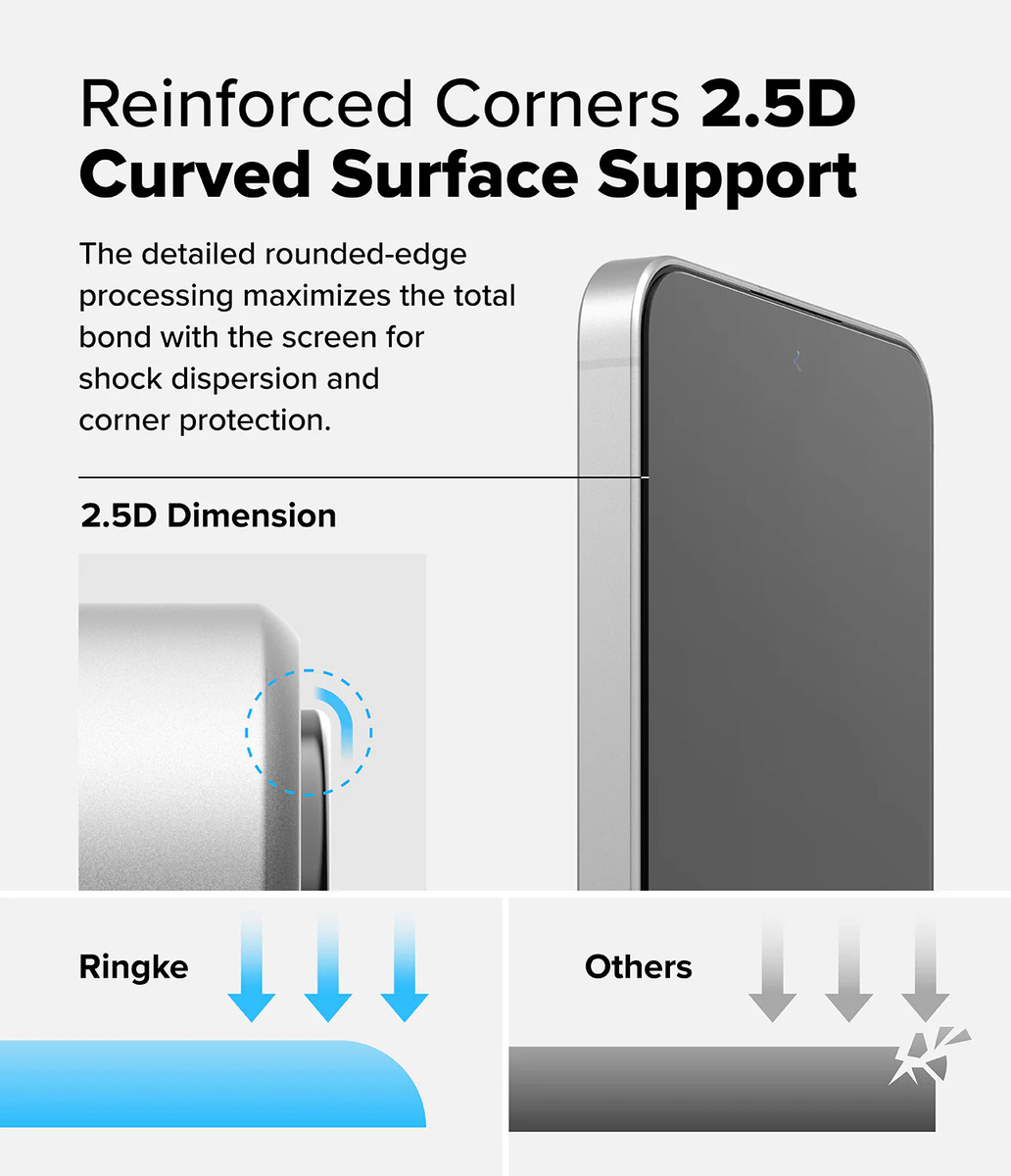 MICA D VIDRIO RINGKE EASY SLIDE PARA GALAXY A56 5G 2-PACK - 5