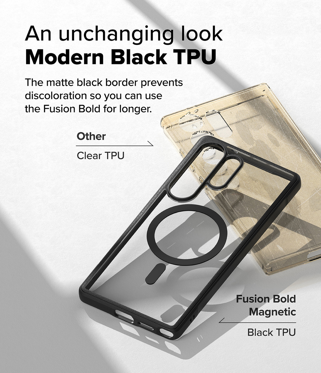 CASE RINGKE FUSION BOLD (MAG) PARA GALAXY S25 ULTRA BLACK - 2