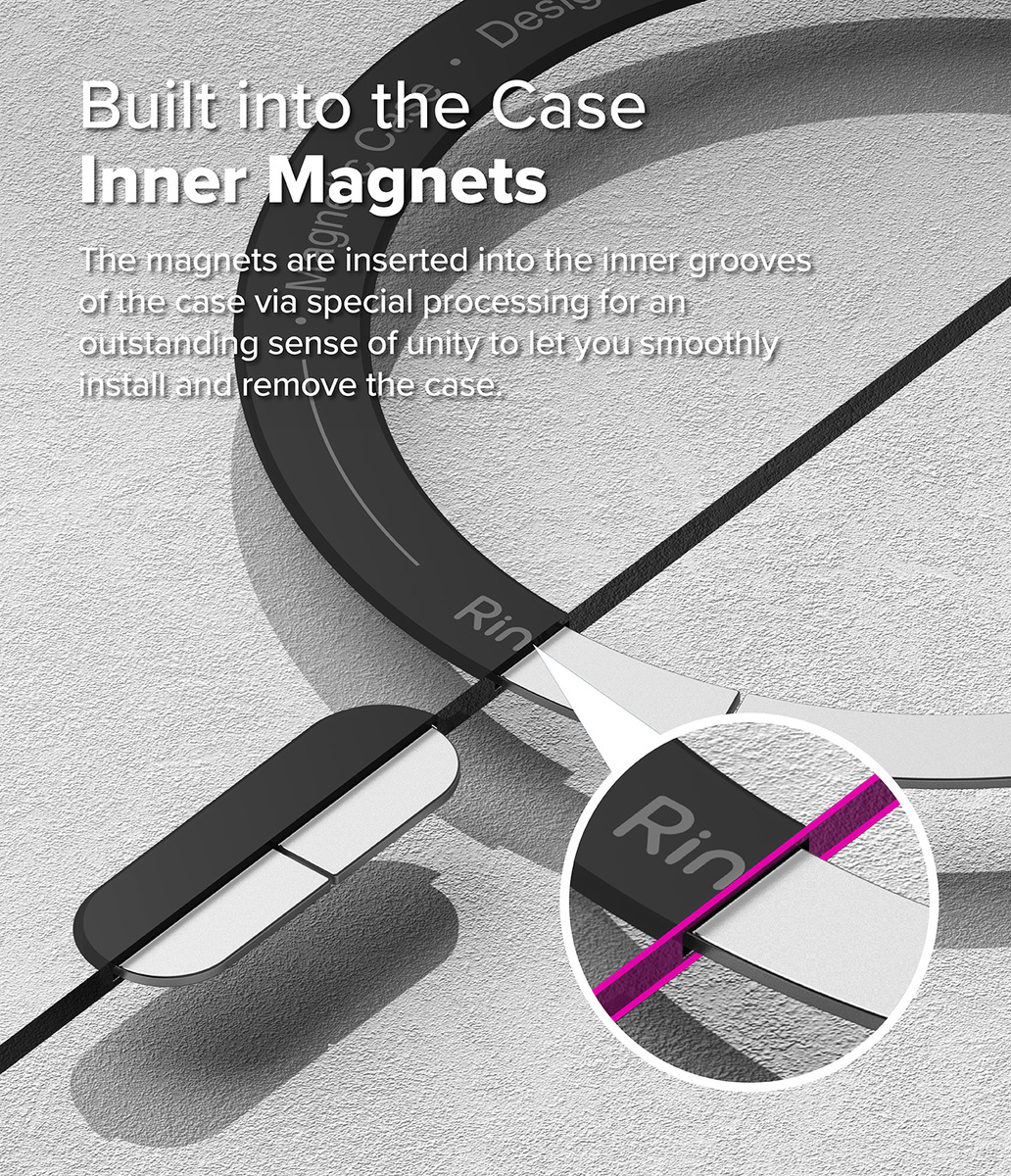 CASE RINGKE FUSION BOLD (MAG) PARA GALAXY S25 ULTRA BLACK - 5