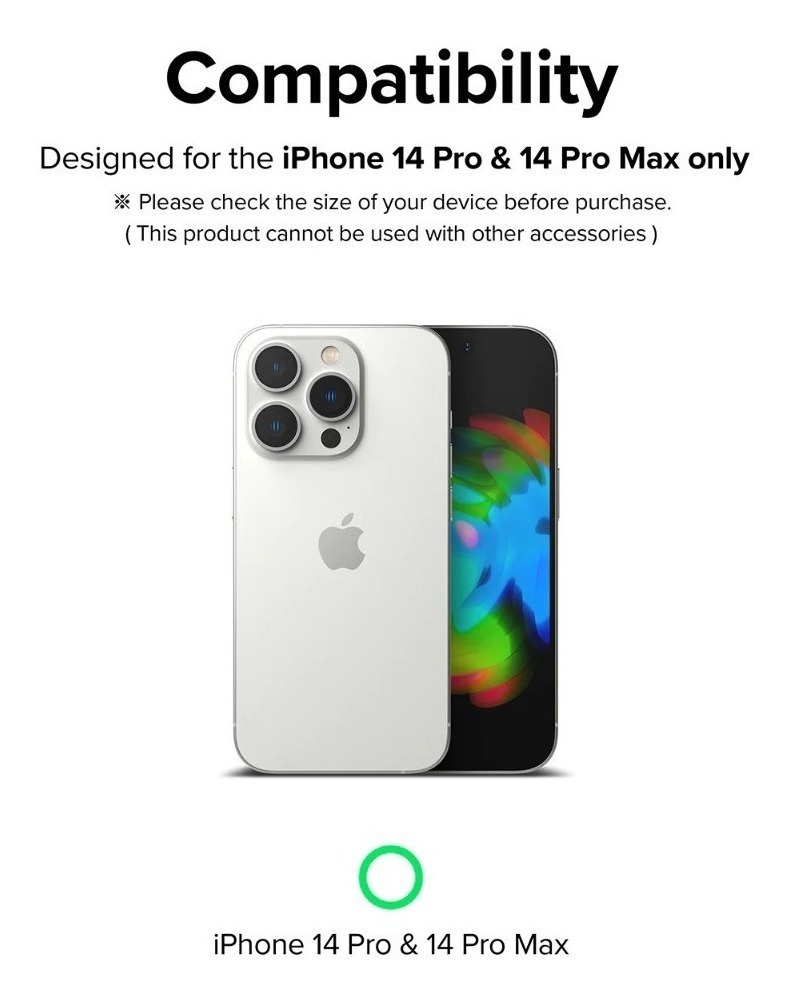 PROTECTOR DE CÁMARA RINGKE PARA IPHONE 14 PRO MAX 6.7 2PACK - 2
