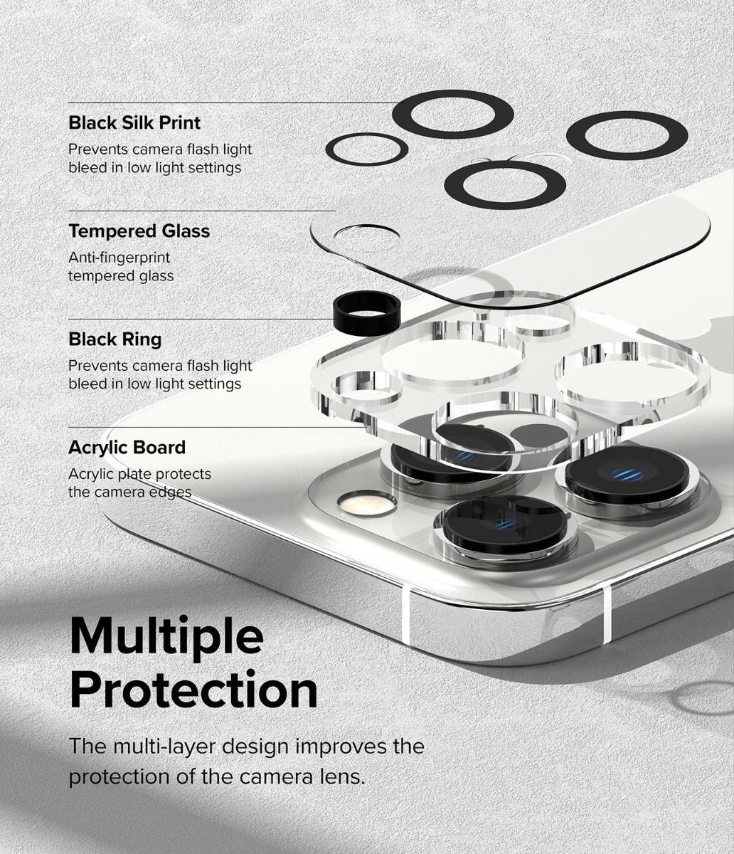 PROTECTOR DE CÁMARA RINGKE PARA IPHONE 14 PRO MAX 6.7 2PACK - 5