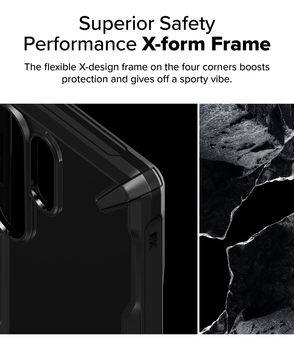 CASE RINGKE FUSION X PARA GALAXY S25 ULTRA (2025) BLACK - 2