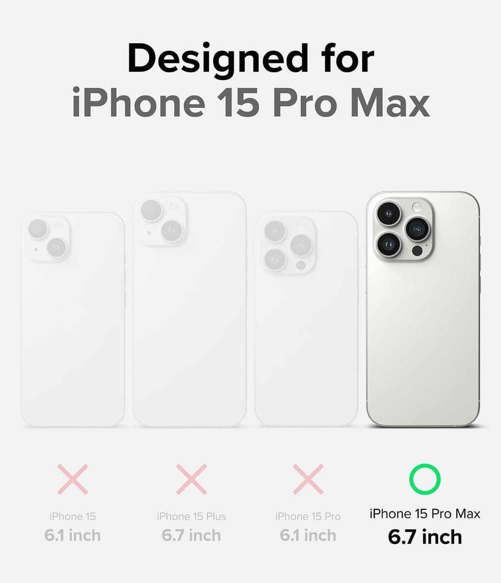 CASE RINGKE FUSION X MAGSAFE PARA IPHONE 15 PRO MAX 6.7 - 5