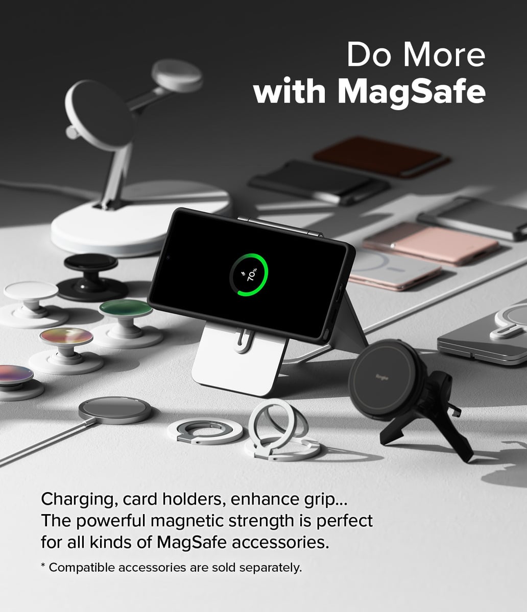CASE RINGKE SILICONE (MAG) PARA GALAXY S25 ULTRA BLACK - 2