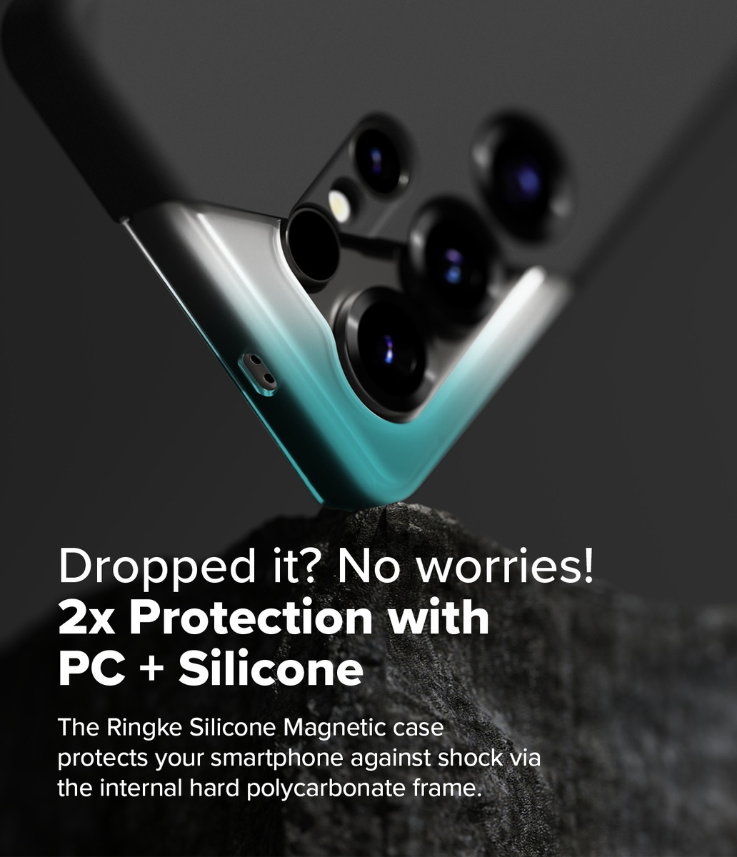 CASE RINGKE SILICONE (MAG) PARA GALAXY S25 ULTRA BLACK - 5