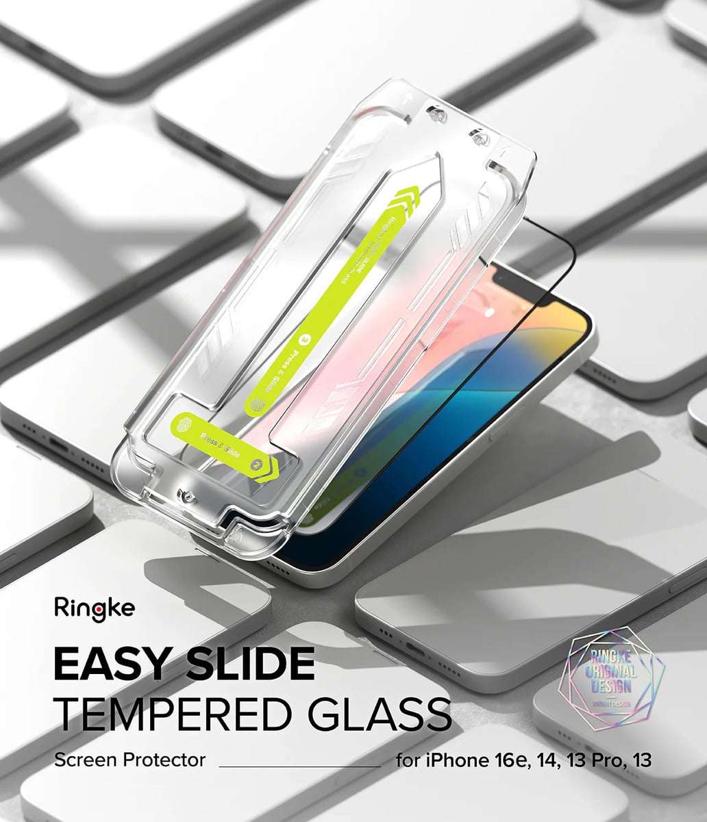 MICA VIDRIO RINGKE EASY SLIDE PARA IPHONE 13 PRO 6.1 2PC - 3