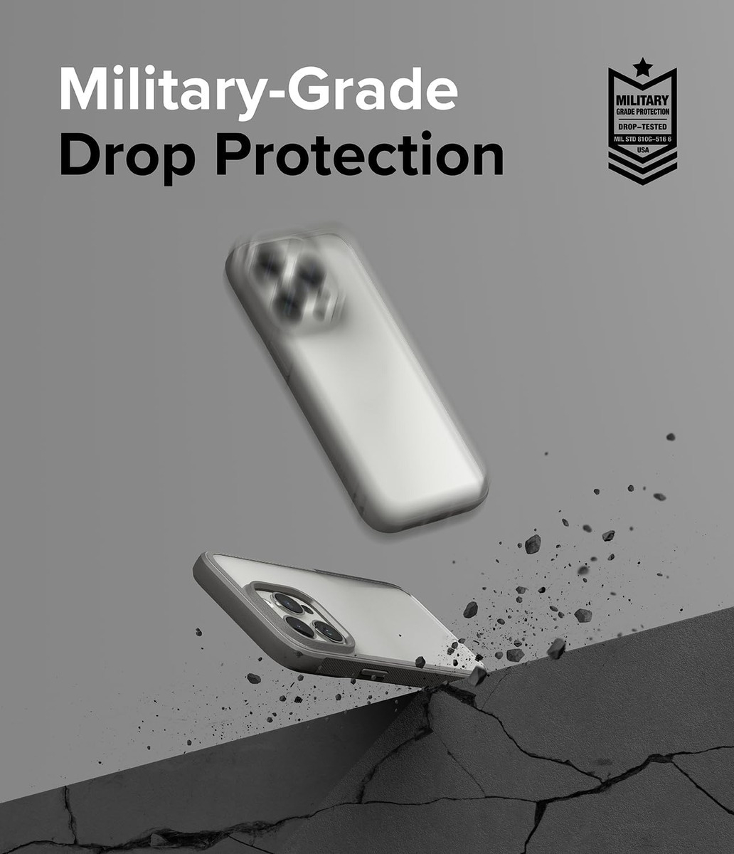 CASE RINGKE FUSION BOLD PARA IPHONE 15 PRO MAX 6.7 TITANGRAY - 5