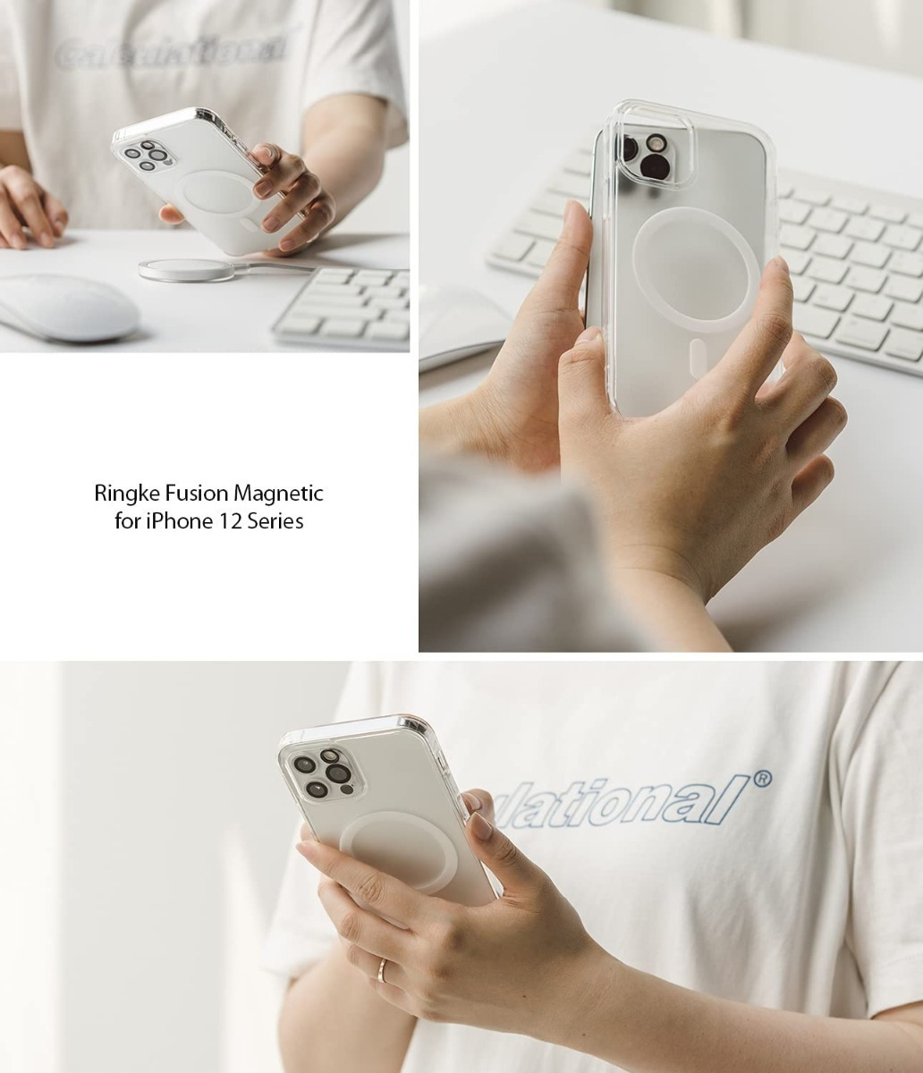 CASE RINGKE FUSION MAGSAFE CLEAR PARA IPHONE 12 PRO 6.1 - 3