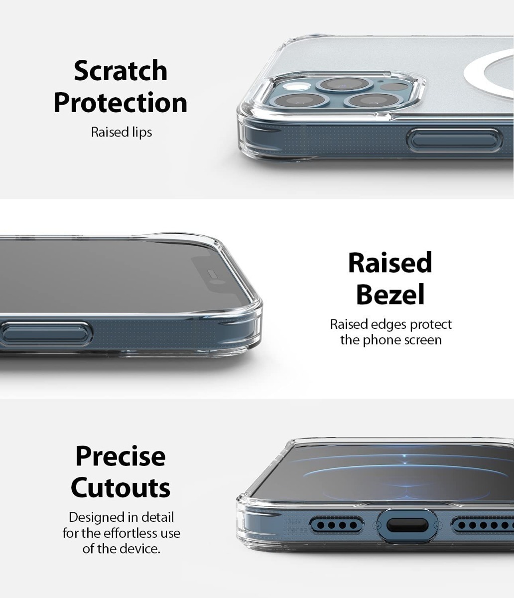 CASE RINGKE FUSION MAGSAFE CLEAR PARA IPHONE 12 PRO 6.1 - 5