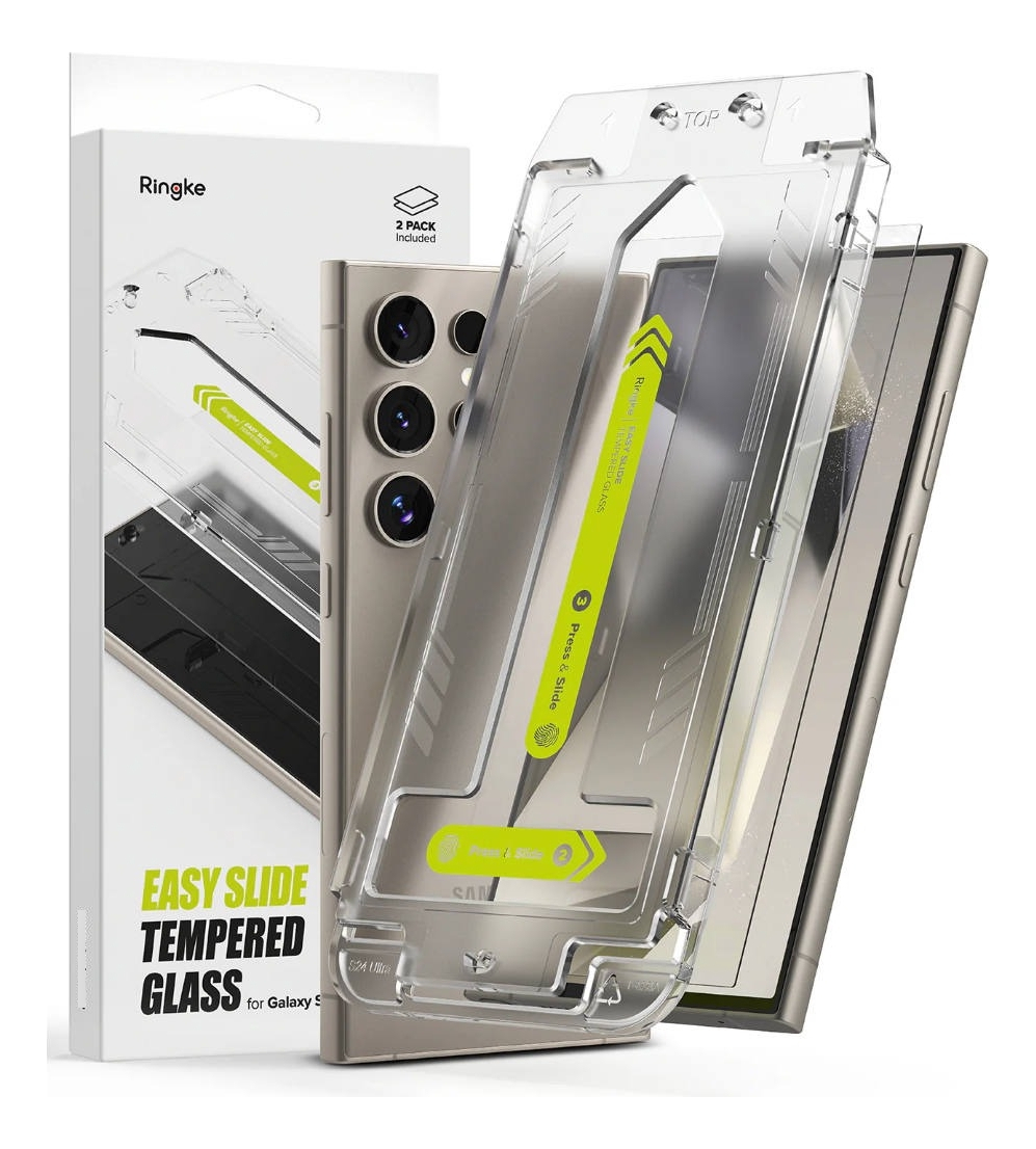 MICA D VIDRIO RINGKE EASY SLIDE PARA GALAXY S24 ULTRA 2-PACK - 1