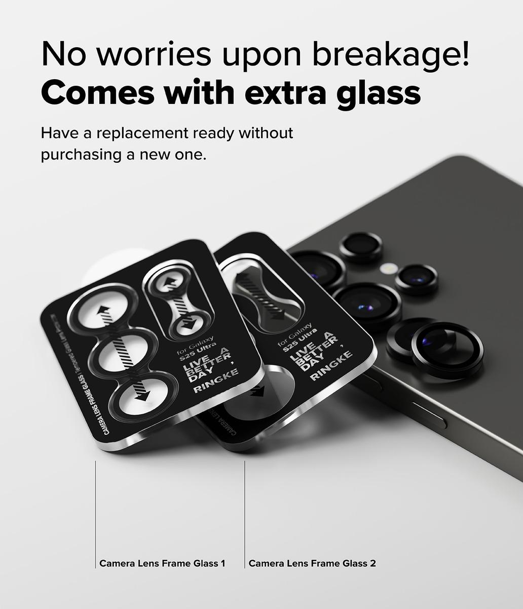 MICA PROTECTOR LENTE DE CAMARA RINGKE FRAME GALAXY S25 ULTRA - 6