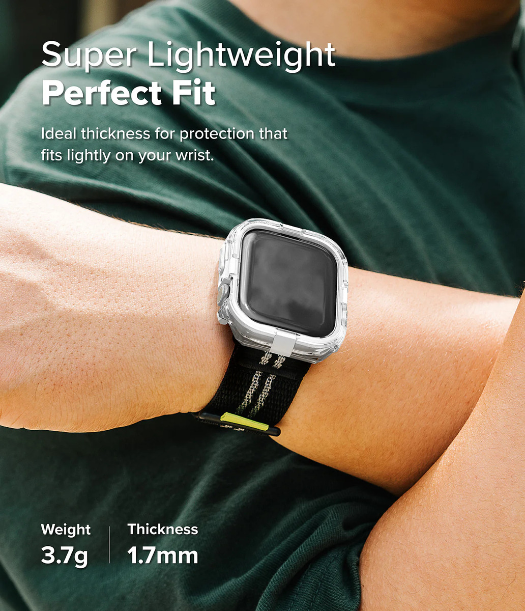 CASE RINGKE FUSION BUMPER PARA APPLE WATCH 10 46MM CLEAR - 6