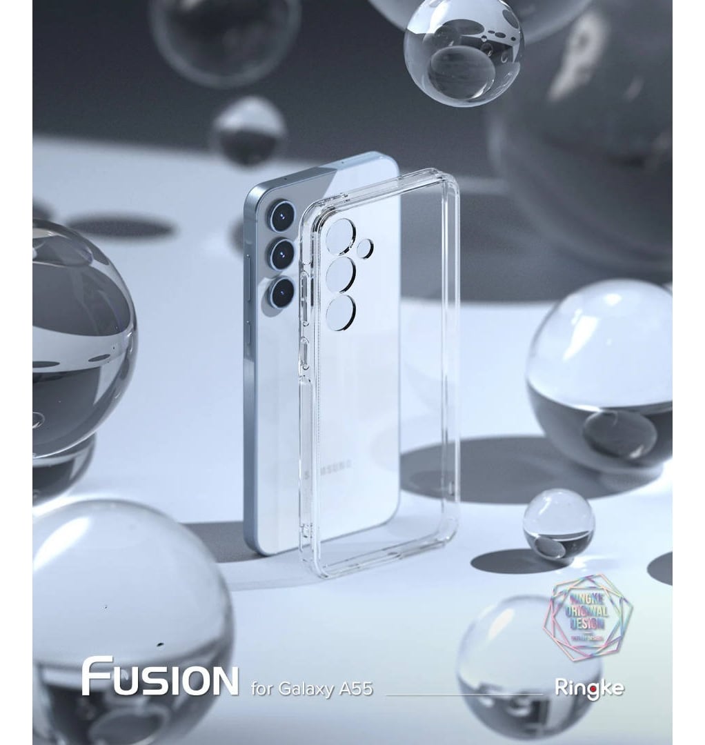 CASE RINGKE FUSION CLEAR PARA GALAXY A55 5G (2024) - 2