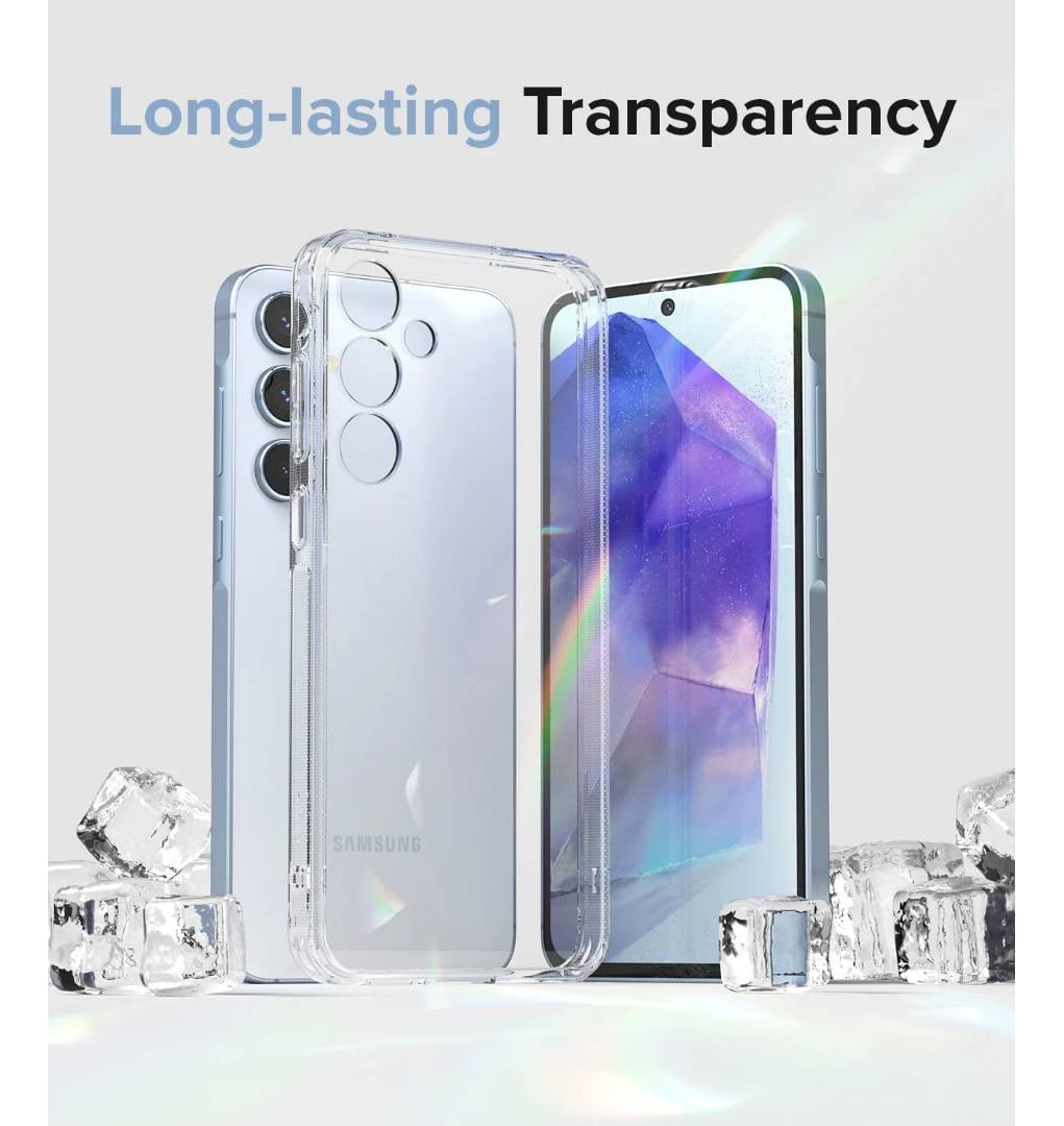 CASE RINGKE FUSION CLEAR PARA GALAXY A55 5G (2024) - 3