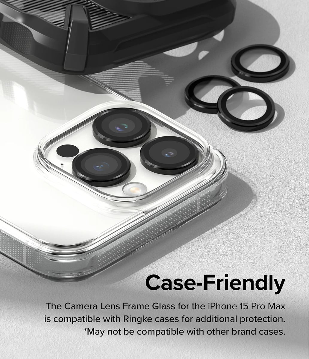 MICA PROTECTOR CÁMARA RINGKE FRAME IPHONE 15 PRO MAX 6.7 - 6