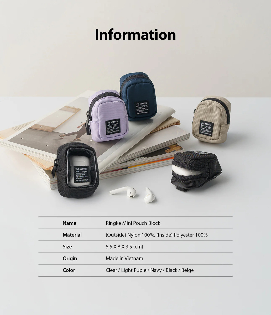 CASE RINGKE MINI BOLSO BLOCK PARA GALAXY BUDS3 / BUDS3 PRO - 3