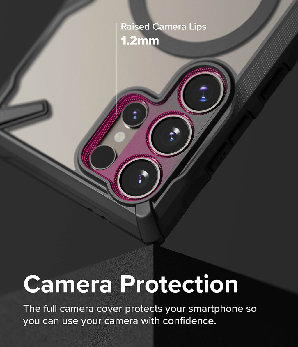 CASE RINGKE FUSION X MAGSAFE PARA GALAXY S24 ULTRA BLACK - 5