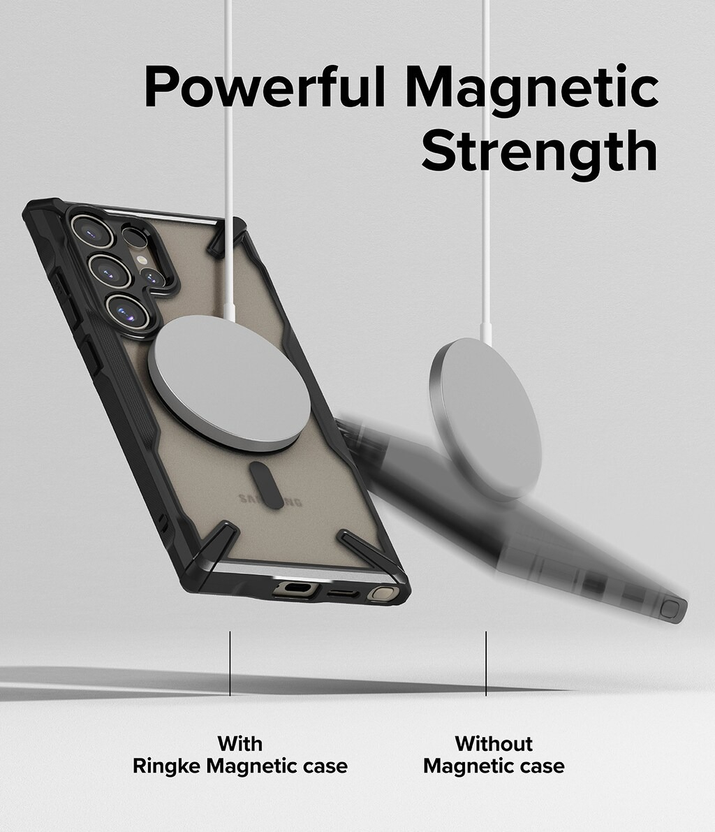 CASE RINGKE FUSION X MAGSAFE PARA GALAXY S24 ULTRA BLACK - 6